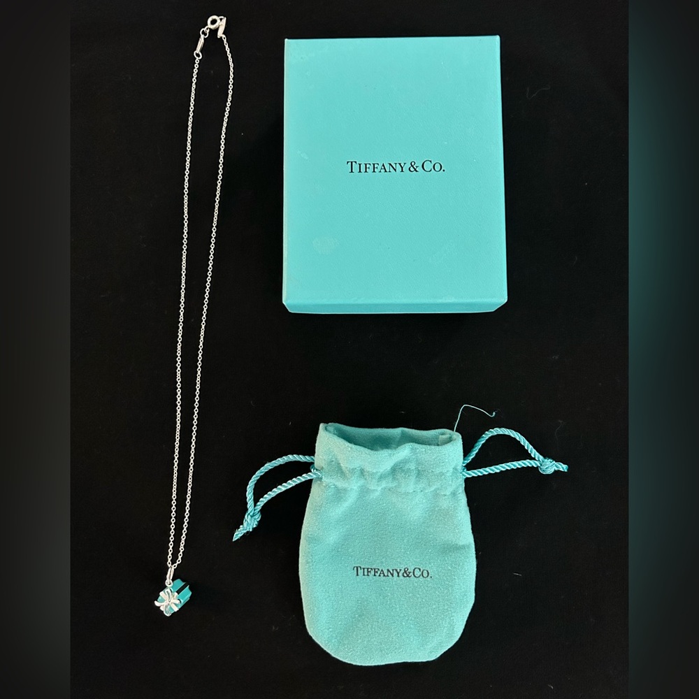 Tiffany’s Blue Box Charm Necklace